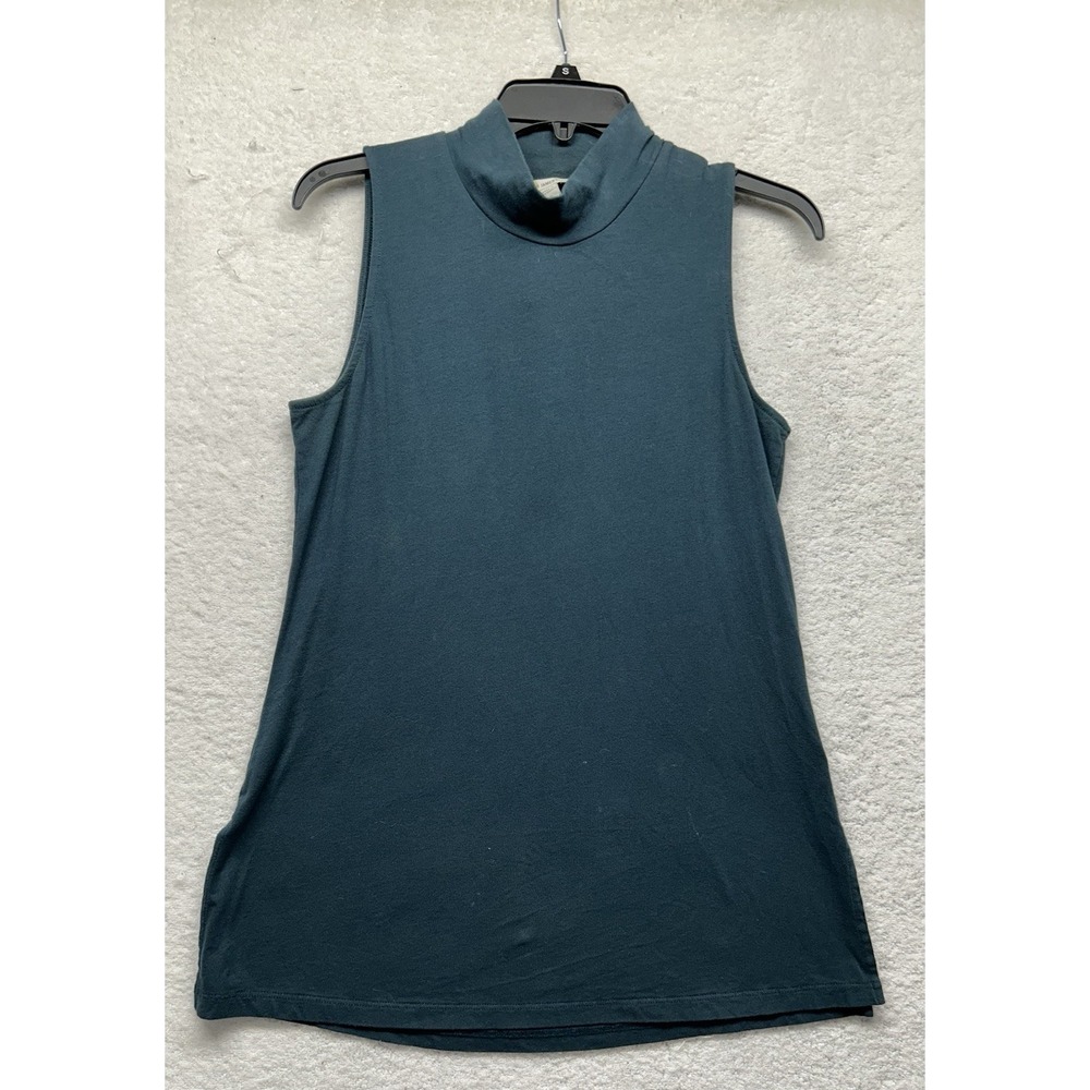 James Perse Womens Size 2 (M) Green Sleeveless Cotton Tank Top New (U9)